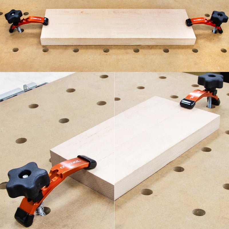O'SKOOL Positionable T-Track Hold Down Clamp Kit, 5-3/8" L x 1-1/8" Width for CNC Router Clamp and T-Slot T-Track Clamp,2 Pack, TTK016 - Image 4